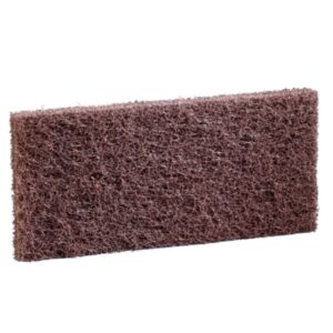 3M™ Doodlebug™ Brown Scrub 'n Strip Pad, 5/Box (8541)