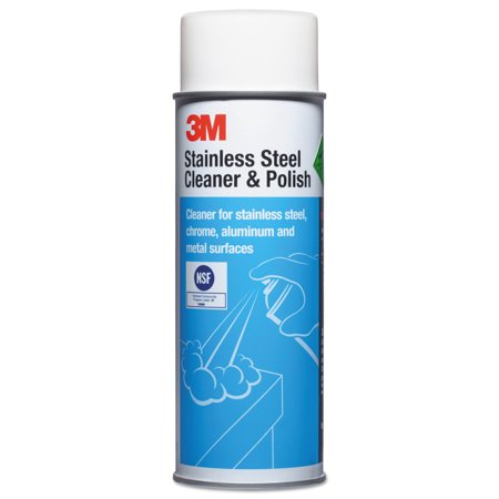 3M™ Stainless Steel Cleaner & Polish, 21 oz Aerosol, 12/case (14002) - Image 2
