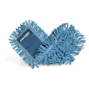 Coastwide Professional™ Looped-End Dust Mop Head, Cotton, 24 x 5, Blue (CW56759)