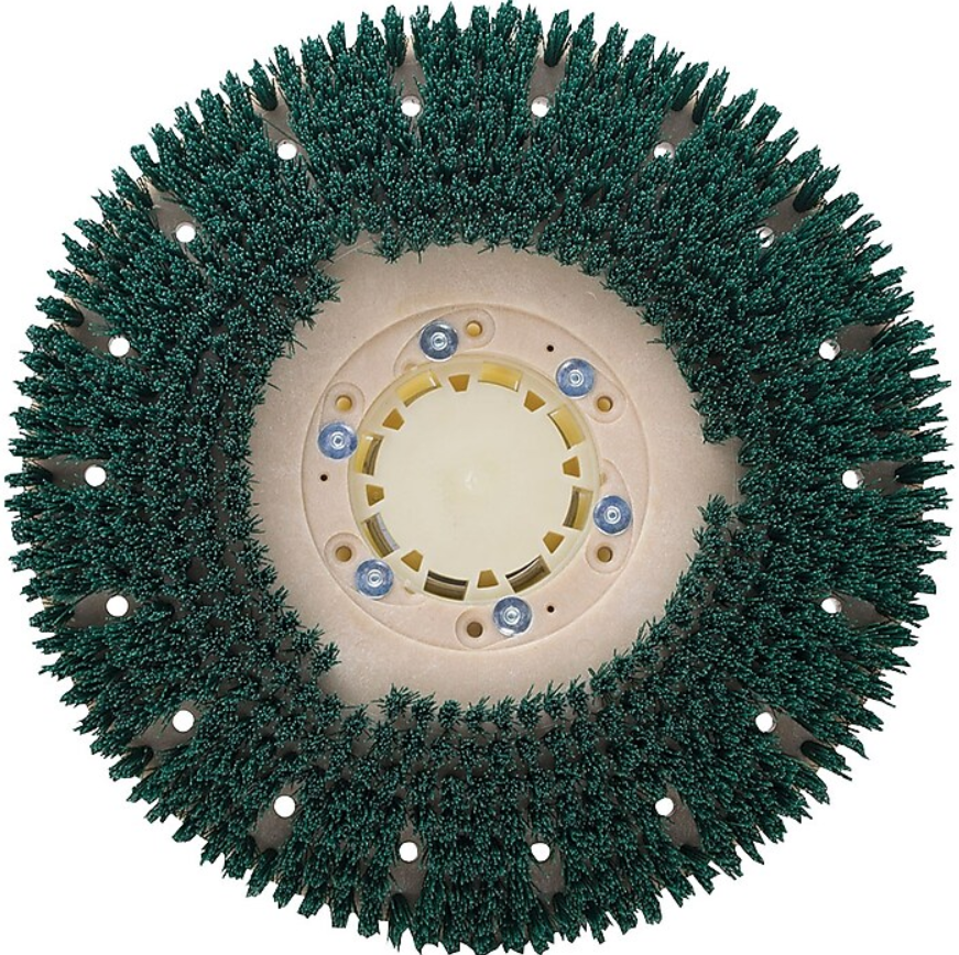 Malish 14 Mal-Grit Scrub™ Aggr. Scrub Br w G100 Gimbal for Clarke Focus II 28 Disc Walk Behind & Rider Scrubbers (YS813014G100)