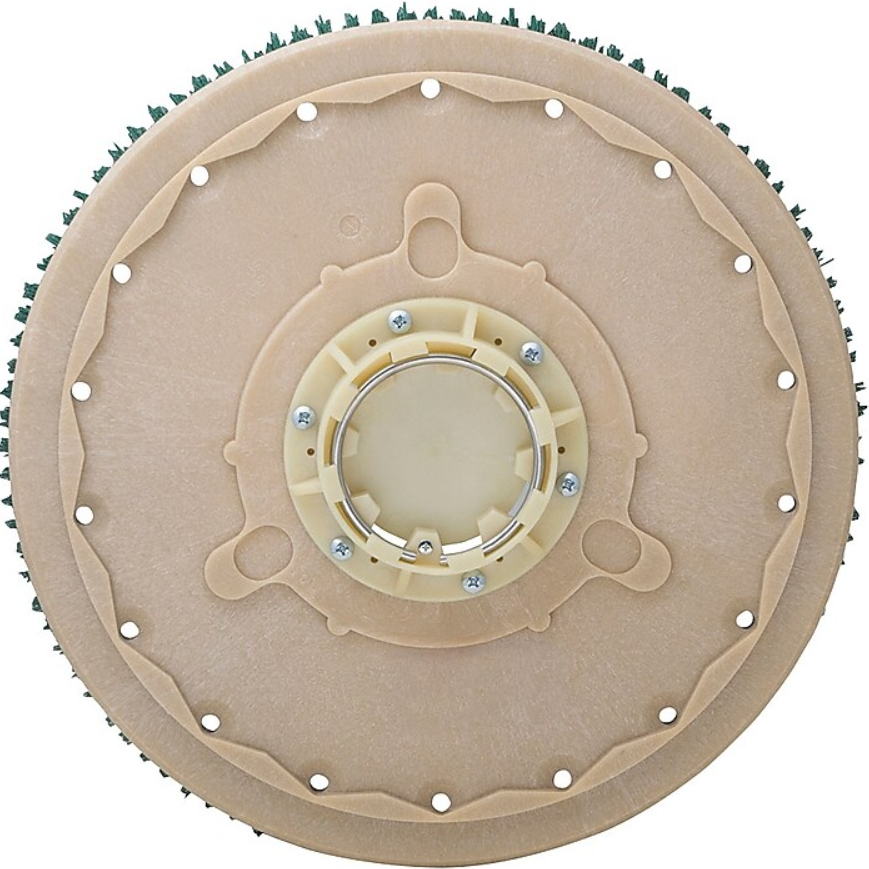 Malish 14 Mal-Grit Scrub™ Aggr. Scrub Br w G100 Gimbal for Clarke Focus II 28 Disc Walk Behind & Rider Scrubbers (YS813014G100)(2)