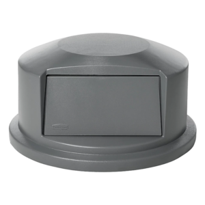 Rubbermaid BRUTE Outdoor Lid, Gray Polyethylene, 44 Gal. (FG264788GRAY)