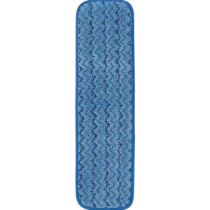 Rubbermaid HYGEN™ Microfiber Damp Mop Pad, Blue, 18 (FGQ41000BL00)