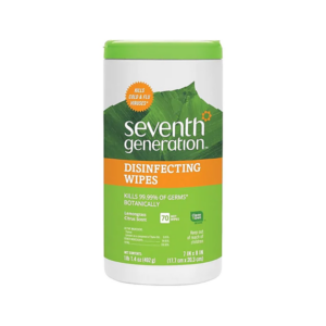 Seventh Generation Disinfecting Wipes, Citrus and Lemongrass, 70 Box (22813)