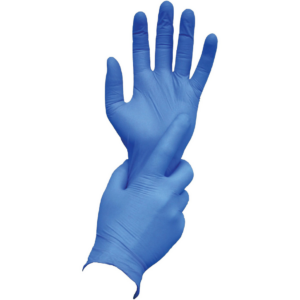 Ambitex N400 Series Powder Free Blue Nitrile Gloves, Small, 100/Box (NSM400)