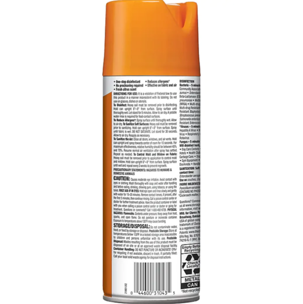 Clorox Commercial Solutions 4 in One Disinfecting Cleaner