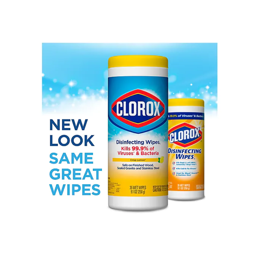 Clorox Disinfecting Wipes, Bleach Free Cleaning Wipes