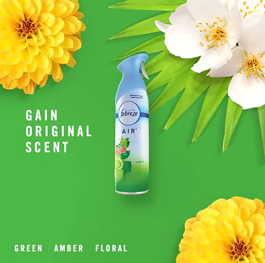 Febreze Odor-Eliminating Air Freshener with Gain Original Scent - Image 5