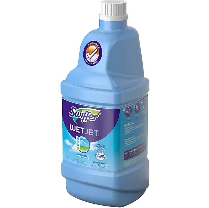 Swiffer WetJet Multi-Purpose Floor and Hardwood Liquid Cleaner Solution Refill